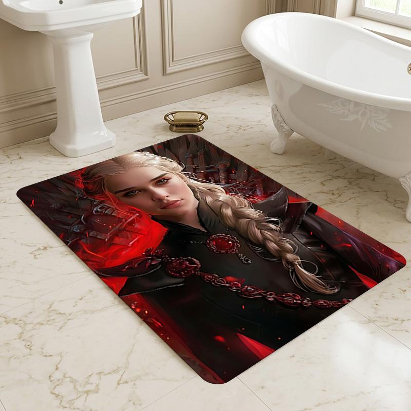Dark Queen Living Room Non-Slip Area Rug Soft Carpet for Bedroom Game Playroom Sofa Office Home Decor Doormat Christmas Gift C9211434