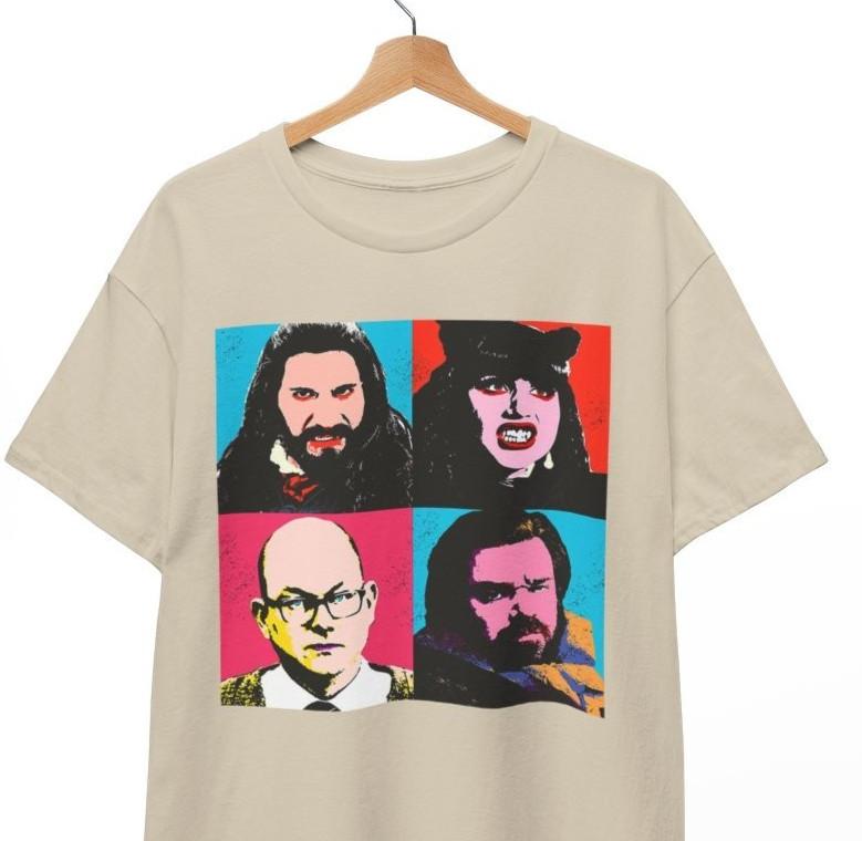 What We Do In The Shadows TShirt Vampire Warhol Horror Comedy Unisex Tee S
