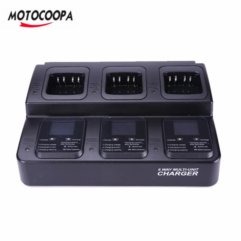 Meiteku Multi-Port Walkie-Talkie Charger with Power Display and Battery Repair Function чёрный