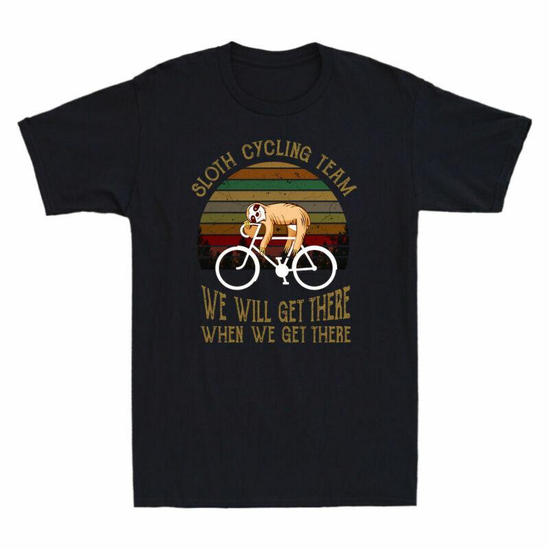 Black Will Cycling There Unisexs Get Team When There Get Sloth We We Tshirt Retro S