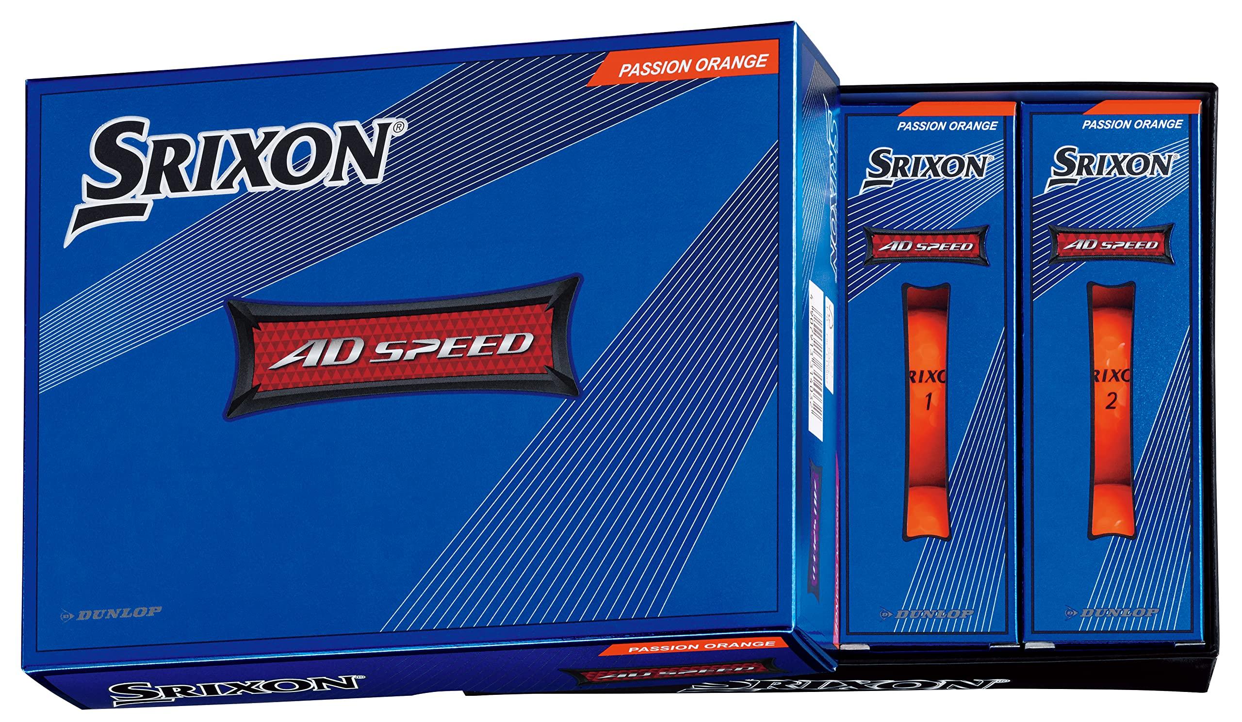 

DUNLOP SRIXON AD SPEED Golf Ball 2022 Model 1 Dozen (12 Balls) Passion Orange