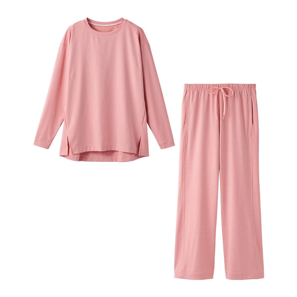 

Recovery Wear General Medical Equipment Standard Dry Long Sleeve Boat Neck Long Sleeve T Flare Pants Long Sleeve Top and Bottom Set Sakura XL [Benex]