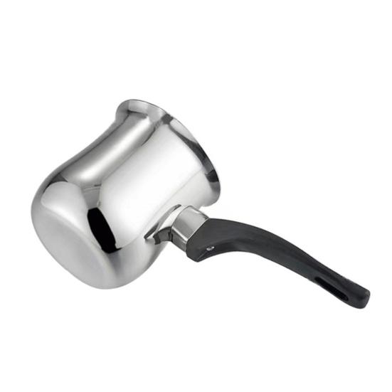 Yousheng Coffee Pot Stainless Steel Milk Warmer with Cool Handle Small Saucepan for Butter Melting And Sauces Portable Espresso Maker for Home