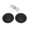 Pair Car Mini Dome Tweeter 20W 105dB Round Speaker Stick On Flush Mount Universal Accessory