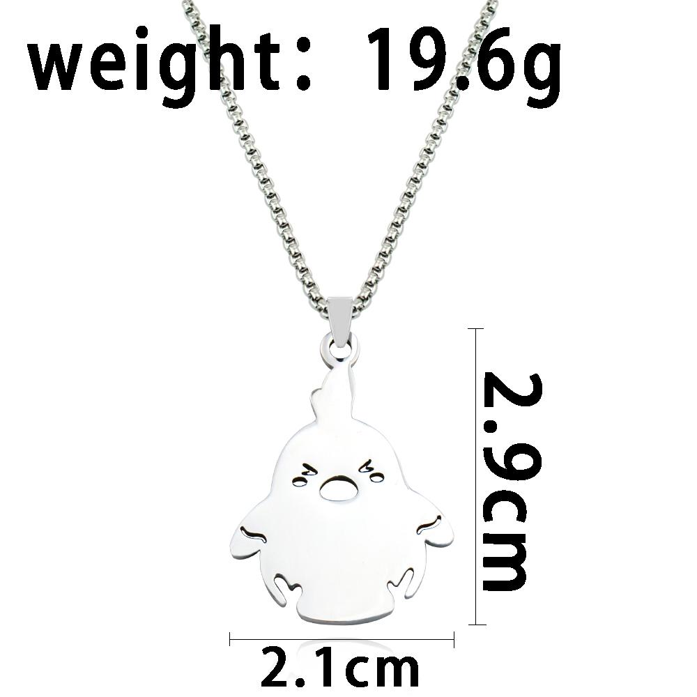 New Genshin Impact Necklace For Women/Men Punk Anime Scaramouche Xiao Titanium Steel Necklaces Jewelry Accessories Gift for Fans