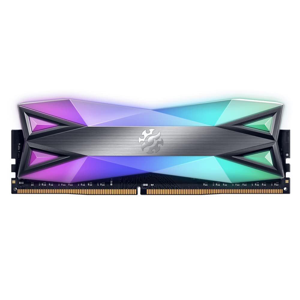 

XPG DDR4 D60G RGB 32GB 3200MHz 288 Pin Desktop Memory Kit Gray (2x16GB) PC4-25600 CL16-20-20 U-DIMM (AX4U320016G16A-DT60) сірий колір