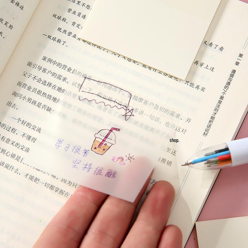 Reusable Transparent Sticky Notes for Students