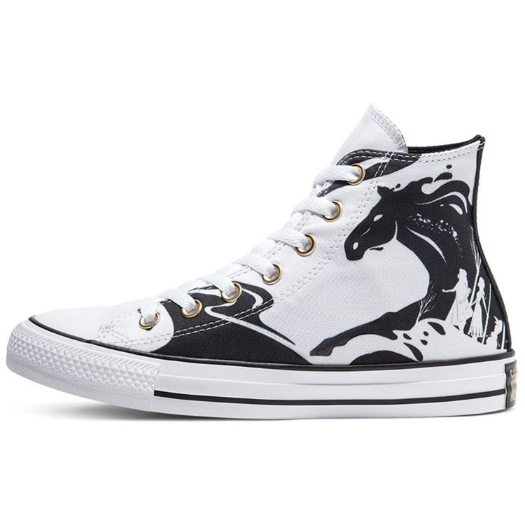 

Кроссовки унисекс Converse Frozen 2 x Chuck Taylor All Star High Enchanted Forest Белый Черный 167358C