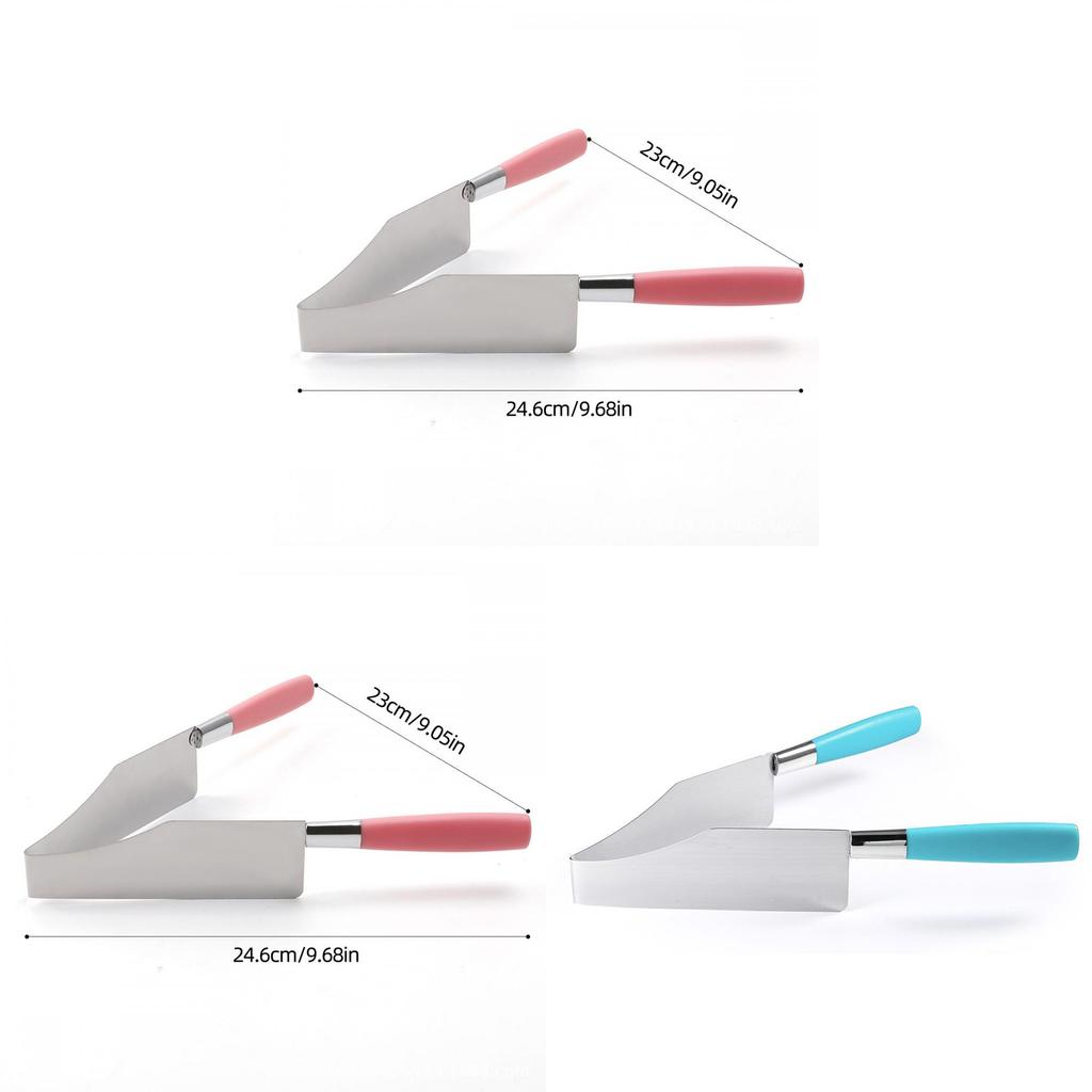Modern Stainless Steel Triangle Cake Transfer Tool For Bakery And Home Use