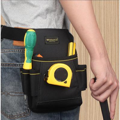 Tool Waist Bag, Multifunctional, Repair Tool Bag, Small Size, Canvas, Electrician Belt, Hardware Tool Kit, for Construction Sites
