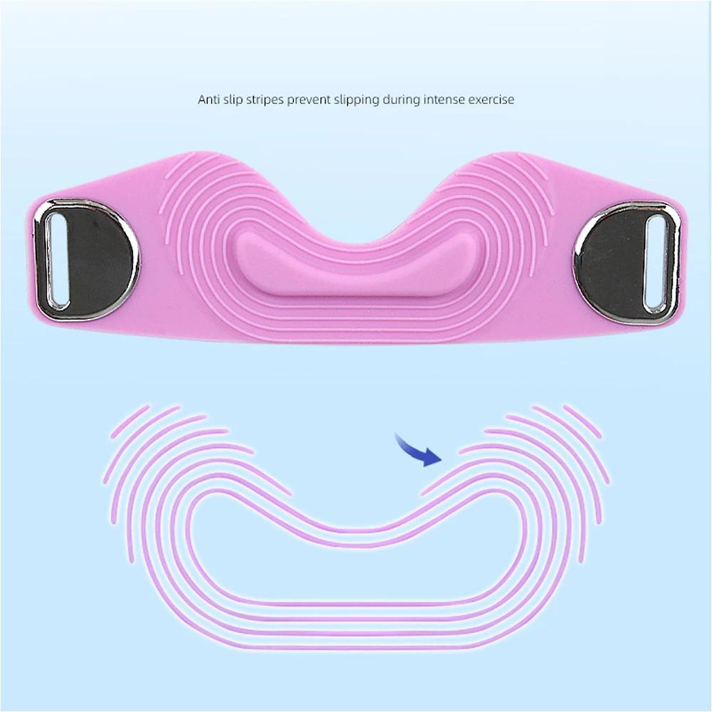 1Pcs Silicone Patellar Tendon Support Strap,Adjustable Non-Slip Patella Band Stabilizer Knee Brace For Tendonitis,Basketball,Gym