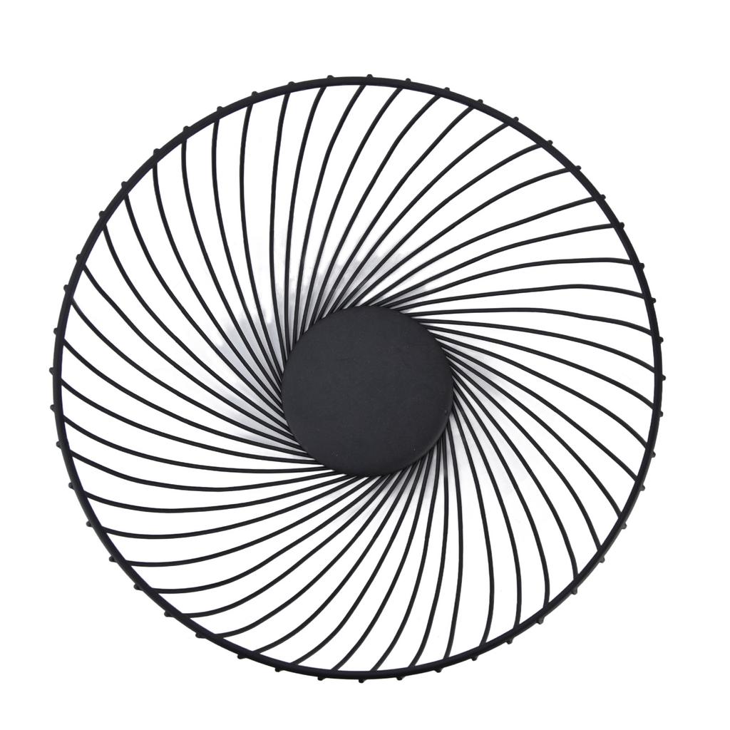 Fruit Bowl Iron European Style Simple Antiskid Design Carry Easily Household Fruit Basket for Snack