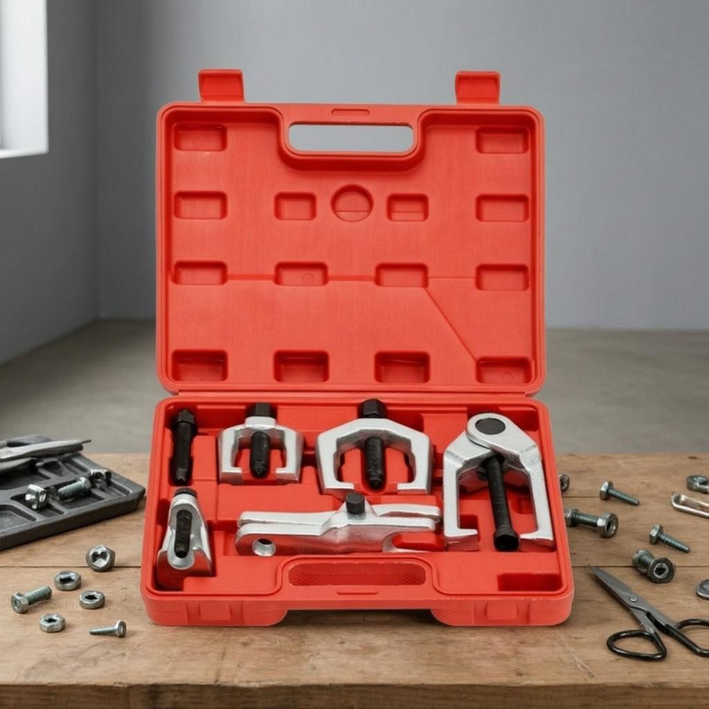 5 Pieces Ball Joint Puller Tools with Carrying Case Compact Tool Universal
