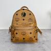 [Pre-Owned] Classic Allover Logo Studded Three-In-One Coated Canvas Shoulder Crossbody Backpack - Very Good #Q4PN37