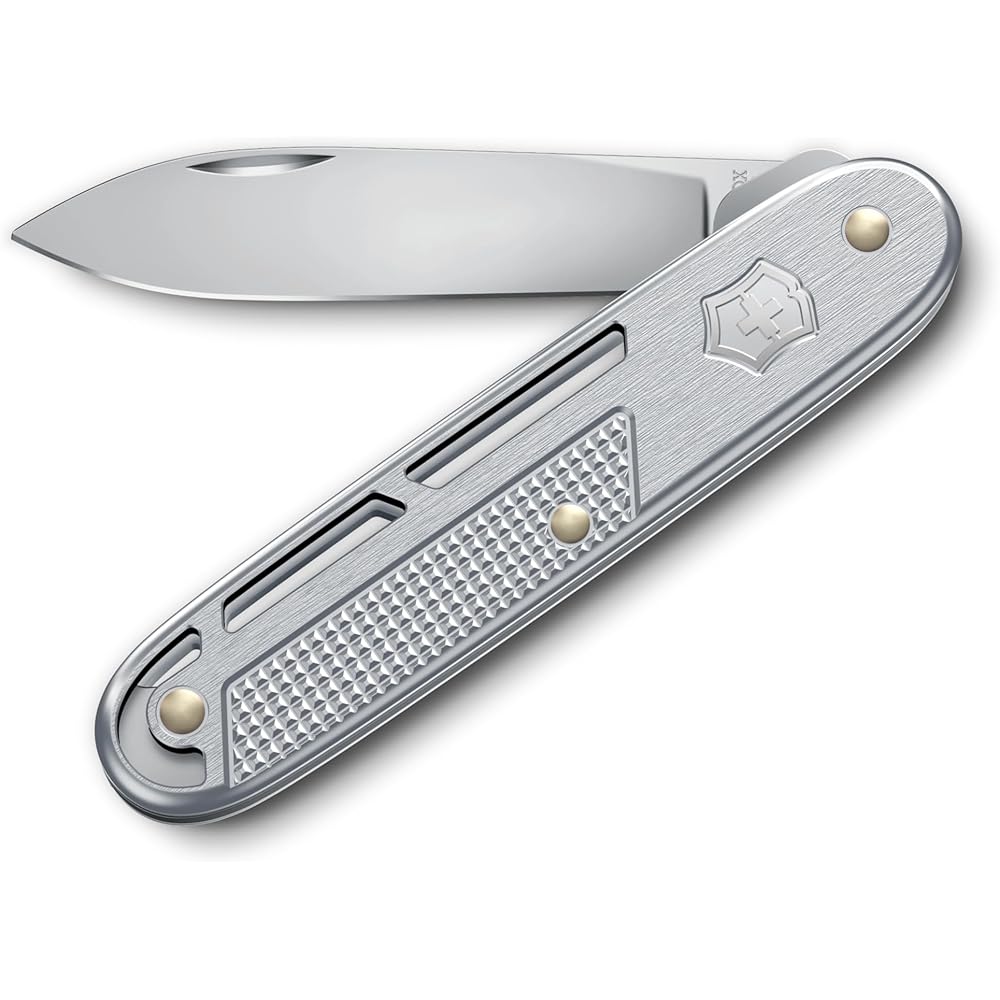 Victorinox Alox Onefold Silver Multi-Tool Knife 2 Functions Compact Swiss Made Outdoor Camping