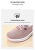 Plus Size Women's Flyknit Breathable Slip-On Canvas Casual Shoes