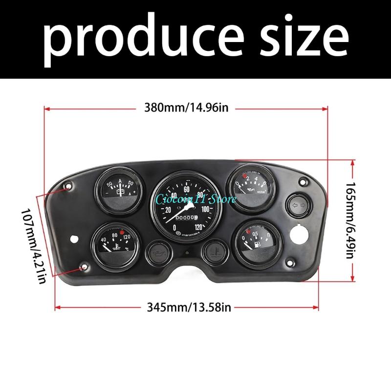 Y1UB Multifunction Instrument Panel with Water Temperature Speed for Vehicles