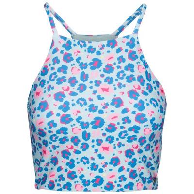 Womens/Ladies Harlow Leopard Print Swim Top