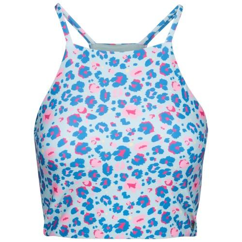 Trespass Womens/Ladies Harlow Leopard Print Swim Top