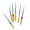 6Pcs Dental Heat Activated Canal Root Files Super File Bluesx-F3 25Mm Dentist Tools Can Bend For Preparing Root Canal Treatment