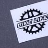 1 ks Nálepky Bike Life Na Rám Kola Horní Trubka Dekorativní Vinylová Nálepka Na Helmu Pro Kolo Vodotěsné Motocyklové Příslušenství