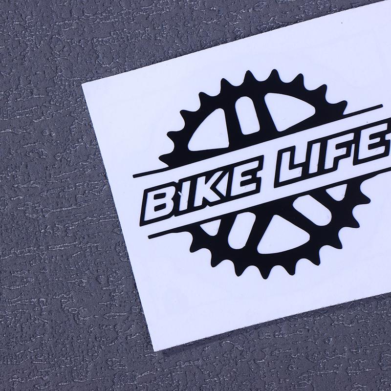 1 ks Nálepky Bike Life Na Rám Kola Horní Trubka Dekorativní Vinylová Nálepka Na Helmu Pro Kolo Vodotěsné Motocyklové Příslušenství