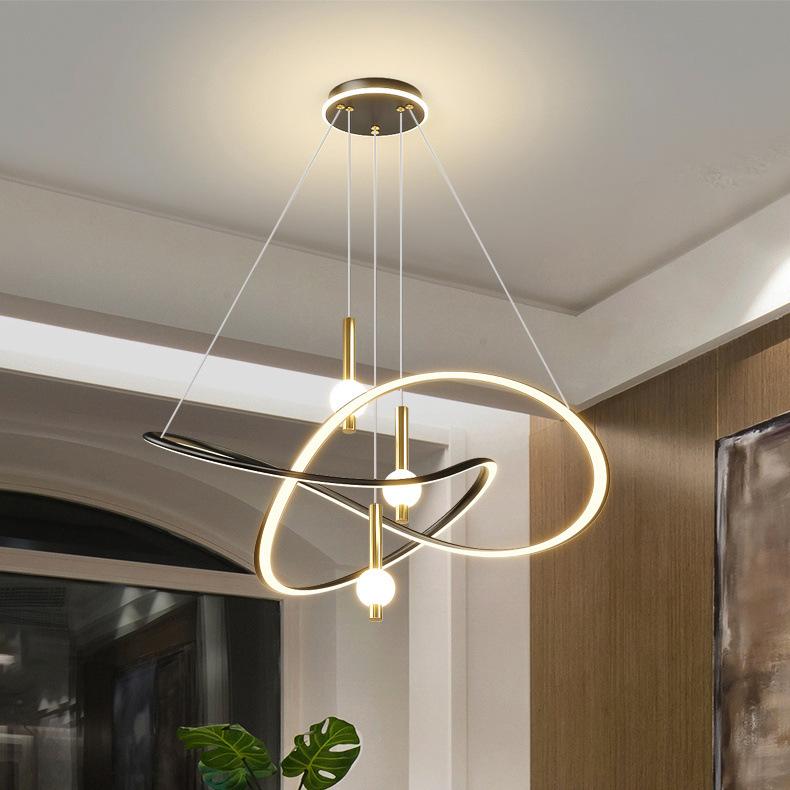 

Современные, Минималистичные, Креативные и Персонализированные Ресторанные Люстры чёрный