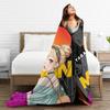 Japan Anime Marin Kitagawa Girl Blanket Multi-size Super Soft Cozy  Throw Blankets for Sofa Couch and Bed