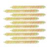 10 piezas 6*60mm Tornillo pasador Conector para muebles de carpintería Tornillo de doble extremo