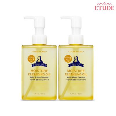 Real Art Olio detergente idratante, 185 ml, 2 unità