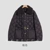 Rongtai M Home White Goose Down Metal Saddle Belt Down Jacket Women's Autumn and Winter Rhombus Fashion Jacket