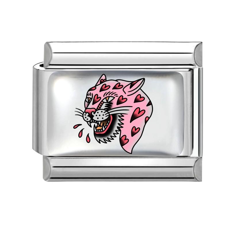 Creative Personalized DIY Cartoon Animals Series Charm Bracelet Lovely Fish Dog Cat Bead Fit 9mm Stainless Steel Bracelet Gift
