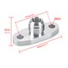 For Garrett T3 T4 GT28 GT30 GT35 T25 An10 2" 51 Turbo Oil Return Drain Return Flange Adapter Electric Turbo Process Leakproof