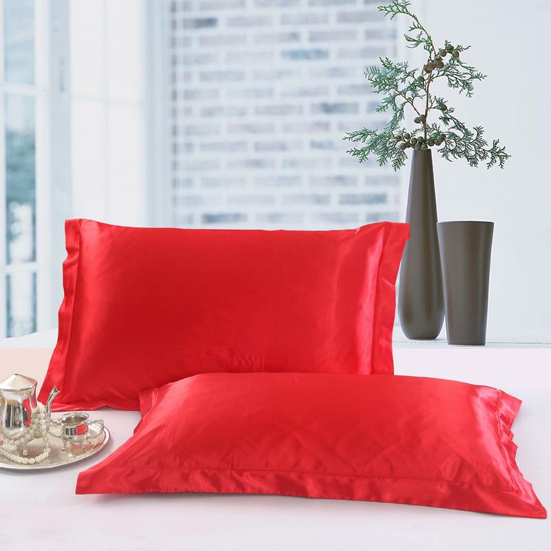 Silky Ice Satin Pillowcase - Imitation Silk