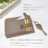 [Couth] Fragment Case, Mini Wallet, Card Case, Coin Purse, Genuine Leather, Slim, Small, Compact, L-Shaped Zipper, Gold