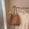 Lazy Wind Large-capacity Straw Bag Women's Spring New Versatile Shoulder Tote Bag Vacation Beach Bag