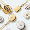Retro Style Circular Opening and Closing Photo Album Mother's Day Gift Photo Box Oval Square Necklace Pendant for Women