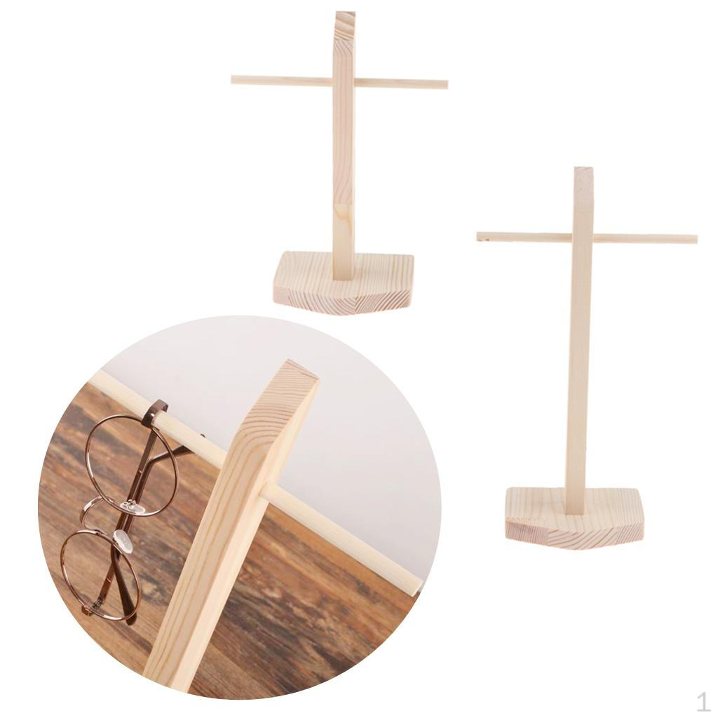 Современный деревянный держатель-стойка для очков, очков для чтения, солнцезащитных очков S
