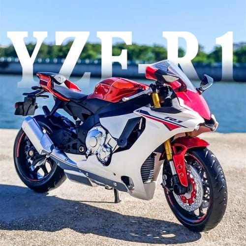 1:12 Scale Yamaha YZF-R1 Alloy Diecast Motorcycle Model Car Gift (Red)