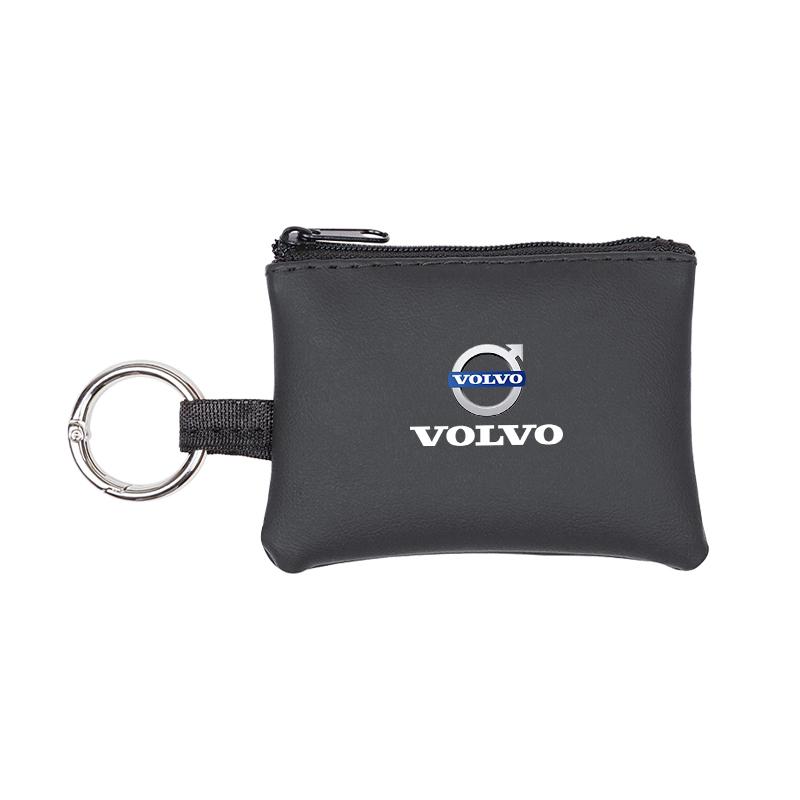 

Car Key Storage Bag Leather Wallet Coin Purse For Volvo Rdesign XC90 XC40 XC60 V60 V70 V90 V40 V50 EC40 EX40 S80 S60 S90 C30 C70