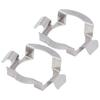 2Pcs Headlight Bulb Holder Stainless Steel Material Firm Stable Easy Install LED Headlight Bulb Base