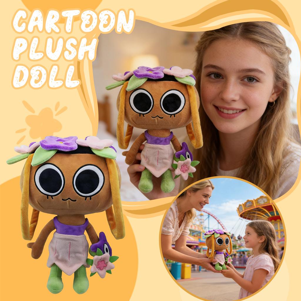 Plüschpuppe, Spielzeuggeschenk, Cartoon, Stoffpuppe für Kinder, Geschenkkissen für Kinder