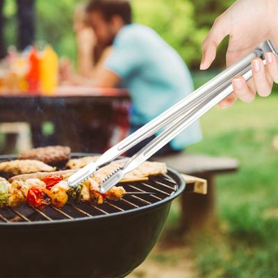 Nerezové kleště na jídlo Lehké nerezové kleště na vaření Tepelně odolné kuchyňské náčiní pro domácí restauraci Piknik Vaření BBQ Salát Servírování