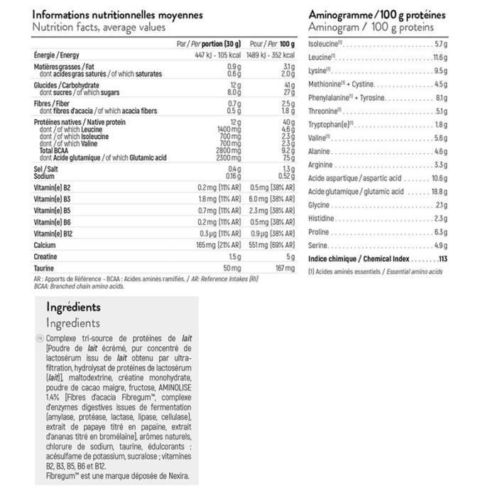 STC Nutrition Iron Force Protein Doypack Saveur Vanille 750g