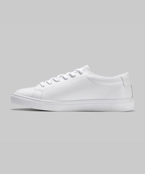 [Musinsa Standard] Leather Court Sneakers MEJFS0Z04-WH 230