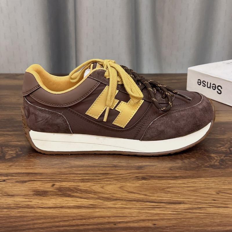 Autumn new women's thick-soled heightening casual sports shoes versatile breathable running shoes women