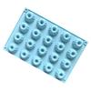 Functional 20 Slot Mini Silicone Bundt Cake Moulds Non Stick Baking Moulds For Cakes Muffins Brownies And Puddings
