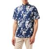Tommy Hilfiger Mens Tropical Floral Regular Short-Sleeved Shirt