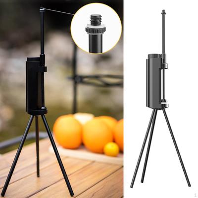 Camping Lantern Stand Pole Hanger Aluminum Alloy Collapsible Lamp Hanging Light Holder