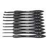 9pcs Crochet Hooks Set 2.0 To 6.0mm Ergonomic Handle Reduce Cramps Aluminum Crochet Hook for